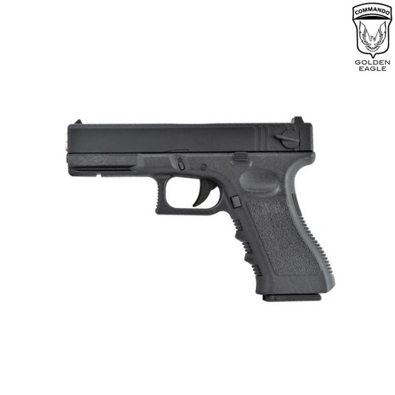 Pistola A Molla Glock G18 Black Golden Eagle (ge-g-e25)