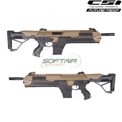 Electric Rifle Xr-5 S.t.a.r. Dark Earth Advanced Battle Rifle Csi (csi-fg-1502t)