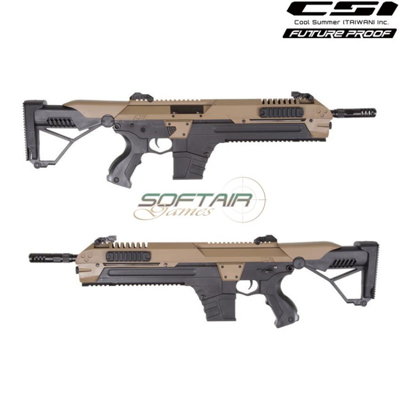 Fucile Elettrico Xr-5 S.t.a.r. Dark Earth Advanced Battle Rifle Csi (csi-fg-1502t)