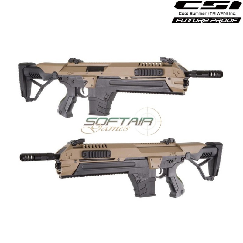 Electric Rifle Xr-5 S.t.a.r. Dark Earth Advanced Battle Rifle Csi (csi-fg-1502t)