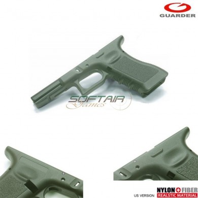 Us Version Frame Olive Drab For Glock Marui 17/18 Guarder (glk-99-od)