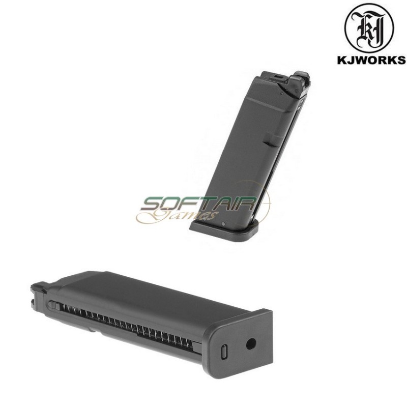 Gas Magazine 23bb Black Per Glock Kp17/13 Kjworks (kj-kp-17-m)