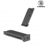 Gas Magazine 23bb Black Per Glock Kp17/13 Kjworks (kj-kp-17-m)