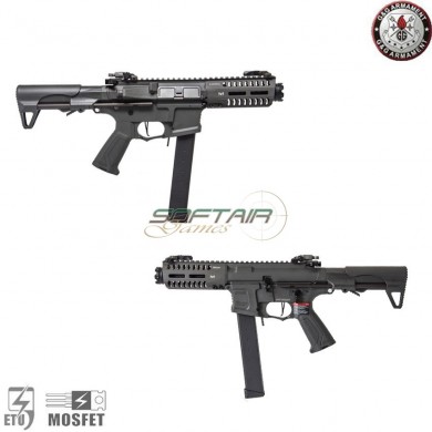 Aeg Electric Rifle Cm16 Arp9 Cqb Carbine Battleship Grey G&g (gg-egc-arp-9mm-anb)