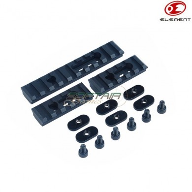Set 3 Pieces Rail Black Element (el-ex225-bk)