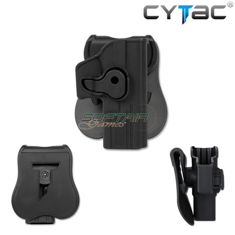Fondina Rigida Destra Black Per We/kjw/tm Glock Cytac (cy-gag-bk)