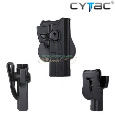 Fondina Rigida Destra Black Per Taurus Pt92 Pt100 Cytac (cy-pt100)