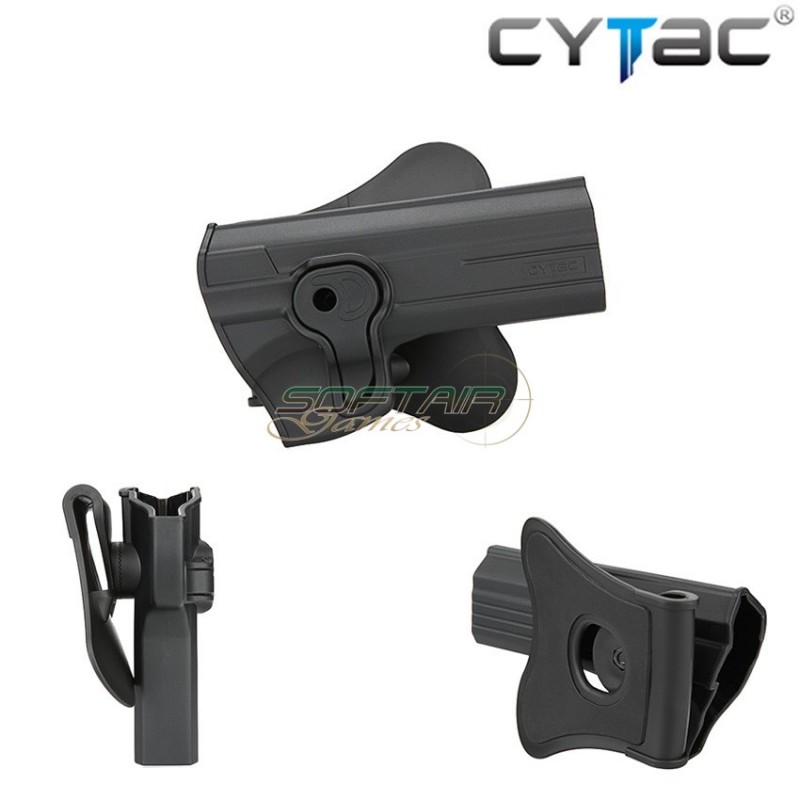 Fondina Rigida Destra Black Per Cz 75 Sp-01 Shadow Cytac (cy-75p01s)