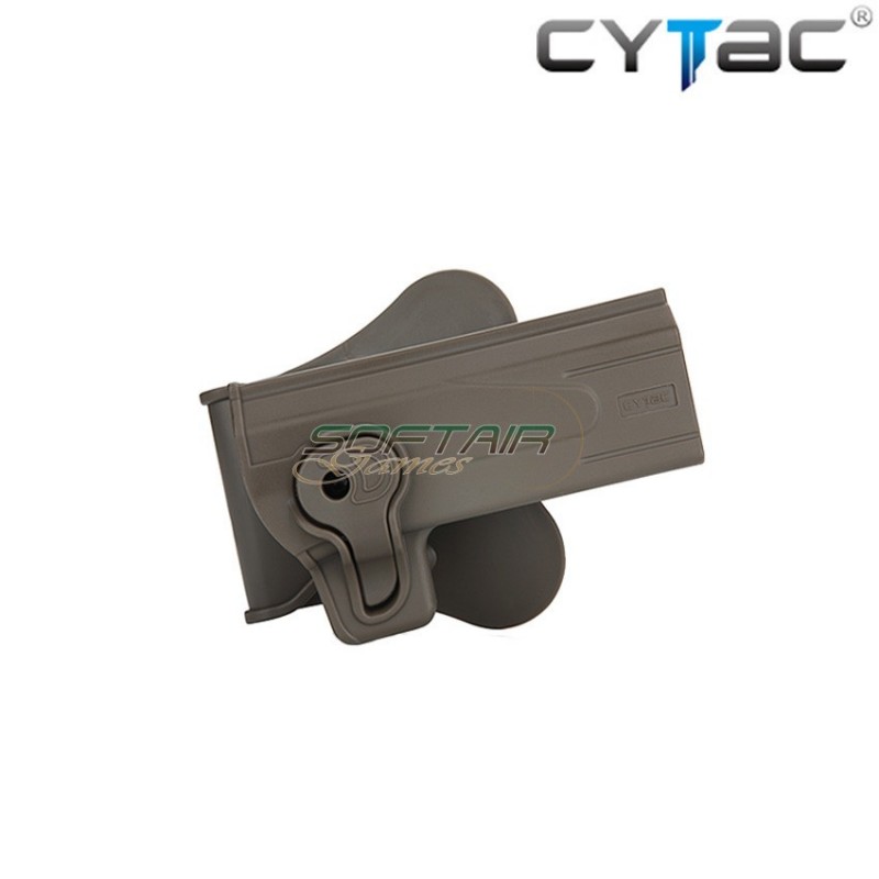 Rigid Right Fde Holster For Hi-capa Cytac (cy-hcp-fde)