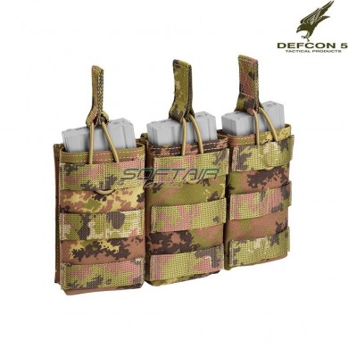 Triple Open pouch Italian camo Defcon 5 (d5-m4ak3do-vi)