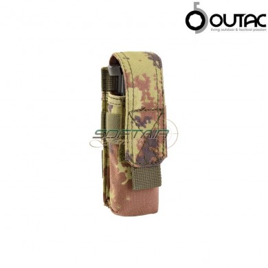 Single Pistol 9mm Magazine Pounch Italian Vegetate Outac (ot-pmo1-vi)