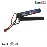 Batteria Lipo Connettore Deans 7.4v X 2600mah 20c Cqb Type Bluemax-power® (bmp-7.4x2600-ds-cqb)