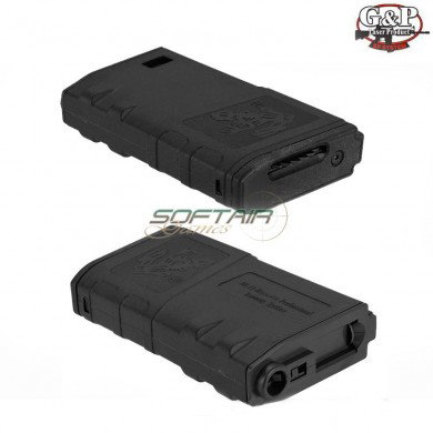 Set 10 Hi-cap Black Skull P-mag Magazine 140 Bb M4/m16 G&p (gp-mag011bk/p)