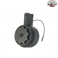 Black Drum Electric Magazine 1500 Bb M4 / M16 G & P (gp-mag013bk)