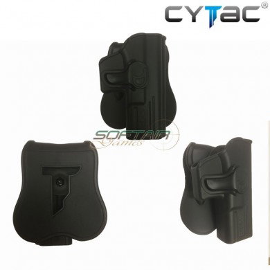 Fondina Occultabile Rigida Destra Black Per Glock 19/23/32 Cytac (cy-g19g2-bk)