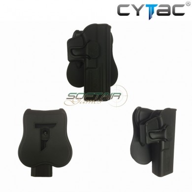 Fondina Occultabile Rigida Destra Black Per Glock 17/22/31 Cytac (cy-g17g2-bk)