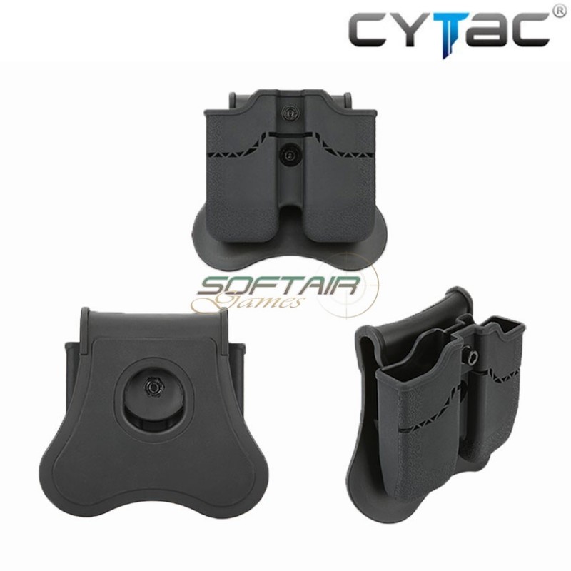 Porta Caricatori Doppio Rigido Black Per 1911 Cytac (cy-mp-1911)