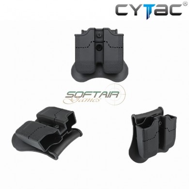 Porta Caricatori Doppio Rigido Black Per Px4 Cytac (cy-mp)