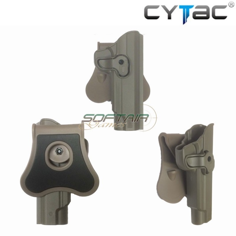 Fondina Rigida Destra Tan Per 1911-5 Cytac (cy-1911g2-de)