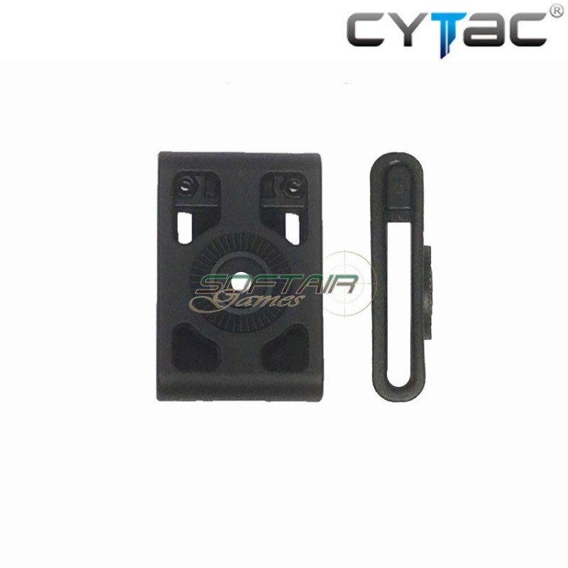 Attacco Black Cinturone Per Fondine Pistole Cytac (cy-bc-bk)