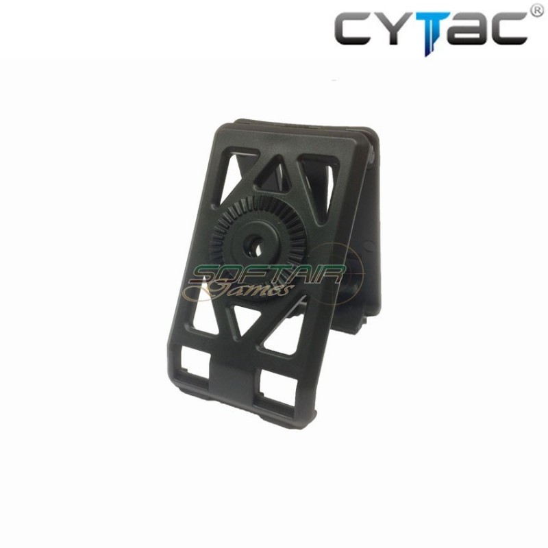 Attacco Black Cinturone A Sgancio Rapido Per Fondine Pistole Cytac (cy-bc2)