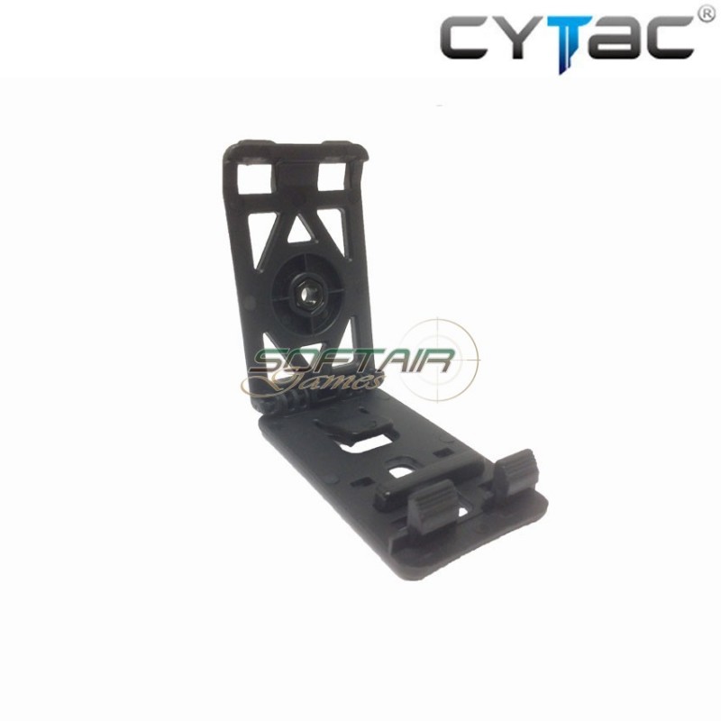 Attacco Black Cinturone A Sgancio Rapido Per Fondine Pistole Cytac (cy-bc2)