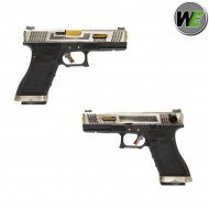 Pistola Gas G18 E Force Black Scarellante Silver/gold We (we-059bsg)