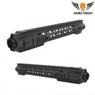 LC Rail Salient Style 12" W/jailbreak Black Per Aeg Amo-tech® (amt-r092-bk)