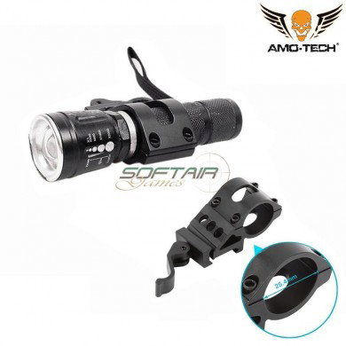 Offset Qd Torcia/laser Mount Black Amo-tech® (amt-45815610-bk)