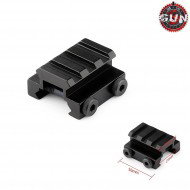 Flat Top Slitta 33mm Di Rialzo Da 10mm Black Gun Five (gf-101)