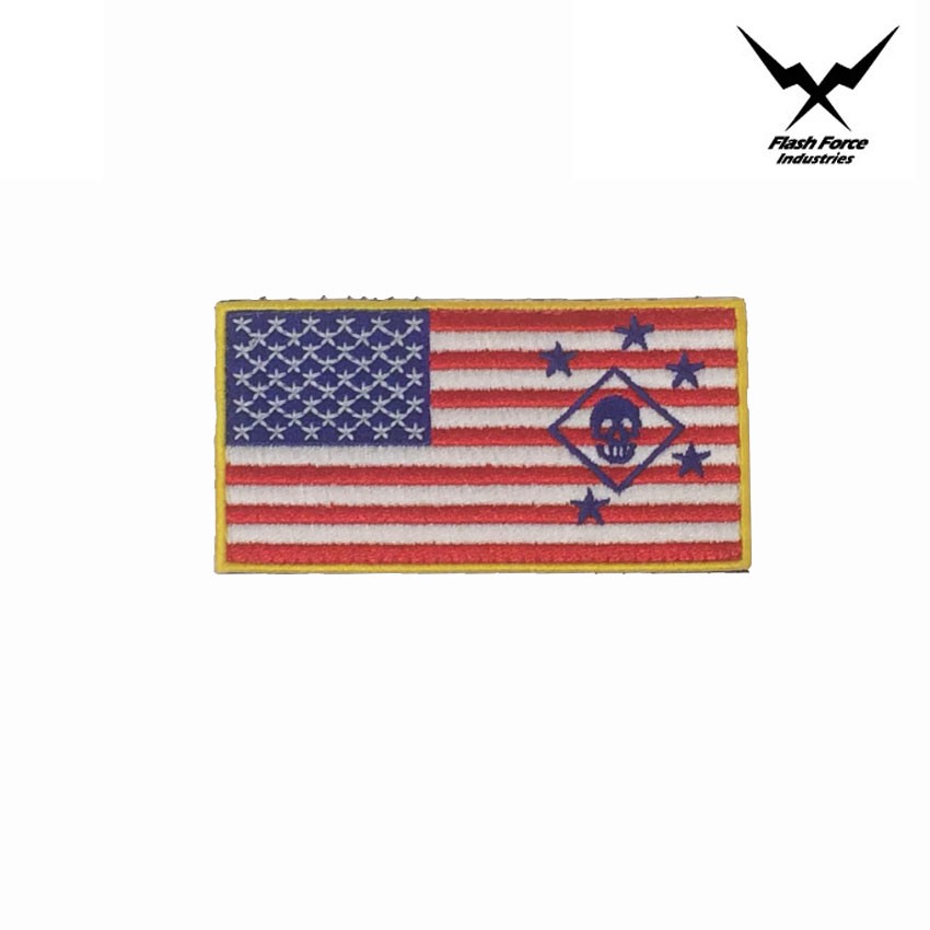 ASG Airsoft PVC Team Shield Patch Moral Flash 