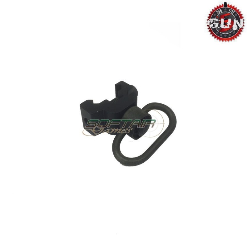 Attacco Cinghia 20mm Black Gun Five (gf-as-b003-bkwo)
