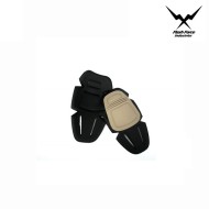 Soft Tan Knee Pad For Gen2/gen3 Pants Flash Force Ind. (ffi-f3-knpad-de)