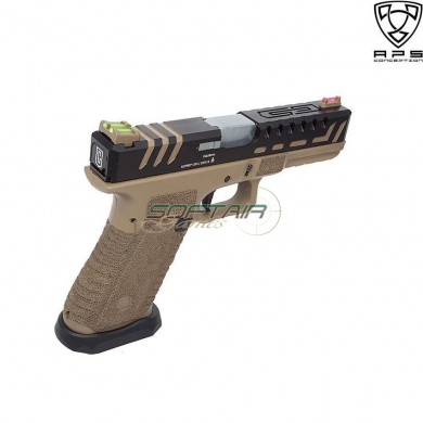 Pistola A Co2 Scorpion D-mod Dual Power Dark Earth Aps (aps-scorpion-c-de)
