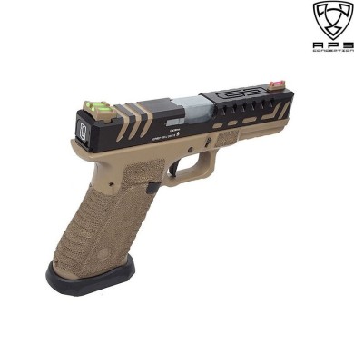 Gas Pistol Scorpion D-mod Dual Power Dark Earth Aps (aps-scorpion-t-de)