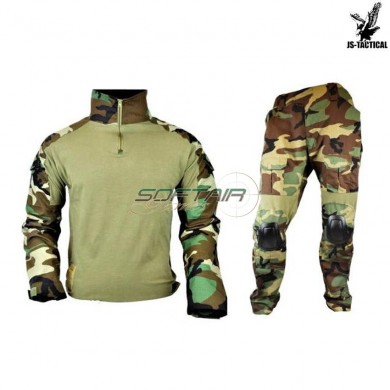 Uniforme Completa Combat Warrior Woodland Marsoc Js Tactical (jswar-w)