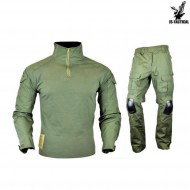 Uniforme Completa Combat Warrior Green Leaf Js Tactical (jswar-v)