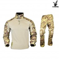 Uniforme Completa Combat Warrior Vegetato Italiano Js Tactical (jswar-tc)