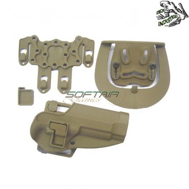 Full Set Cqc M9 Beretta Holster Dark Earth Frog Industries (fi-hm9-t)