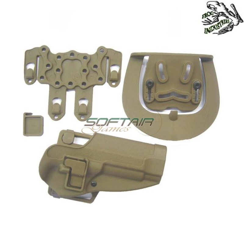 Full Set Cqc M9 Beretta Holster Dark Earth Frog Industries (fi-hm9-t)