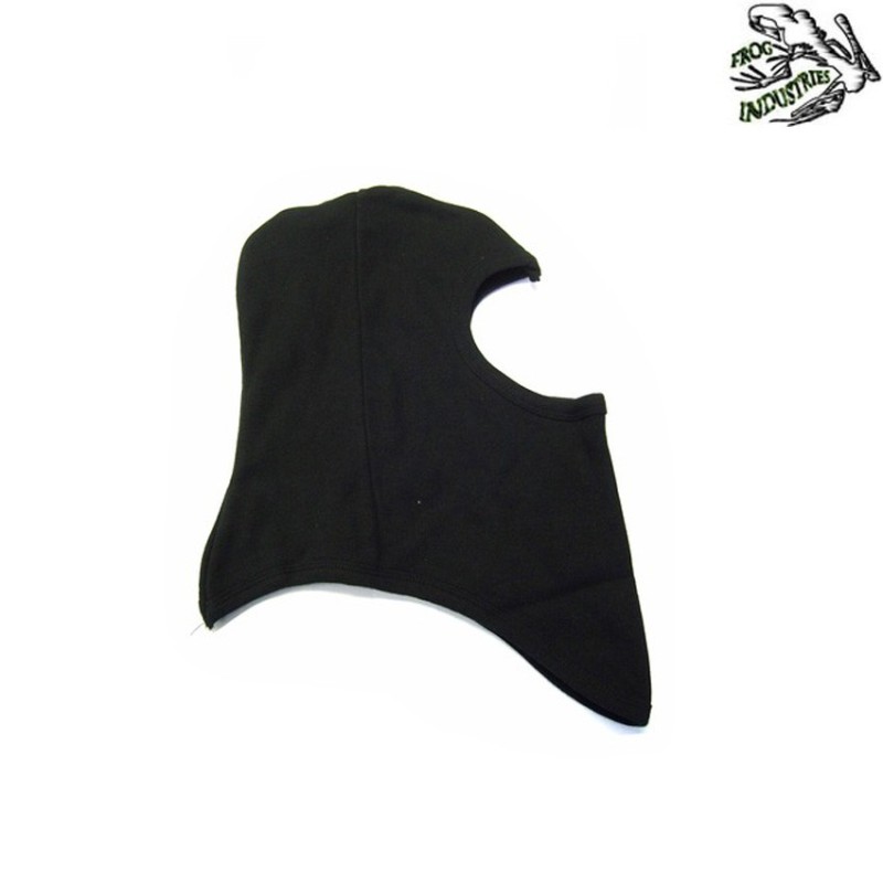 Balaclava 1 Hole Black In Cotton Frog Industries (fi-dg07b)