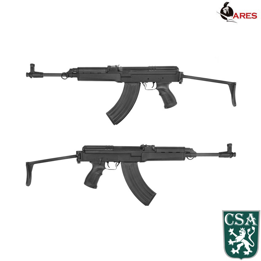 Electric Rifle Csa Vz 58 Long Efcs Black Ares Ar Vz58l