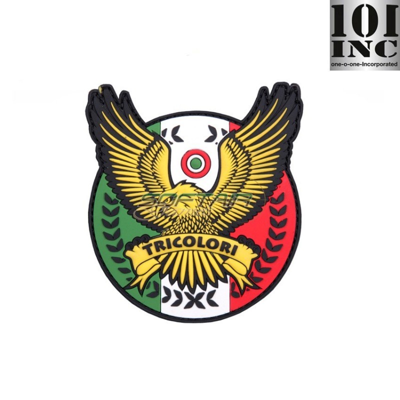 Patch 3d Pvc Tricolori Color 101 Inc (inc-1088)