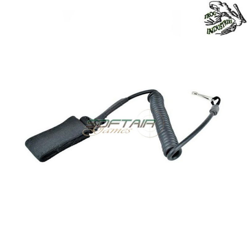 Tactical Pistol Lanyard Black Frog Industries® (fi-wo-sl37b)