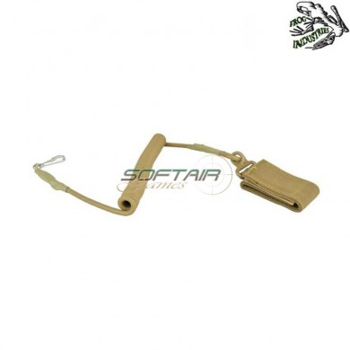 Tactical Pistol Lanyard Coyote Frog Industries® (fi-wo-sl37t)