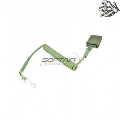 Tactical Pistol Lanyard Green Frog Industries® (fi-wo-sl37v)