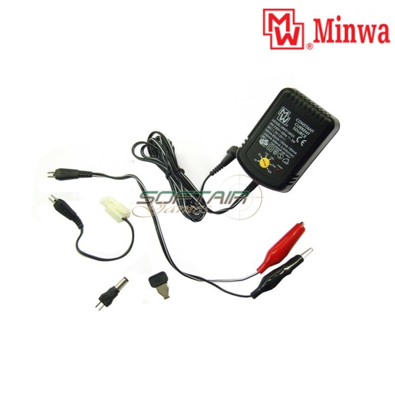 Battery Charger Nimh From 1.2v To 12v Minwa (cba2)