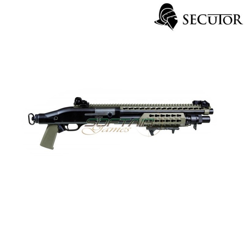 Fucile A Molla Pompa M870 Type Velites S-ii Two Tone Secutor (sr-sav0012)