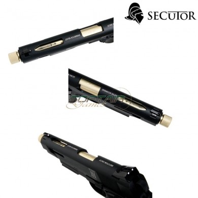 Pistola A Co2 Rudis Iii 1911 Black & Gold Barrel Secutor (sr-sar0002)