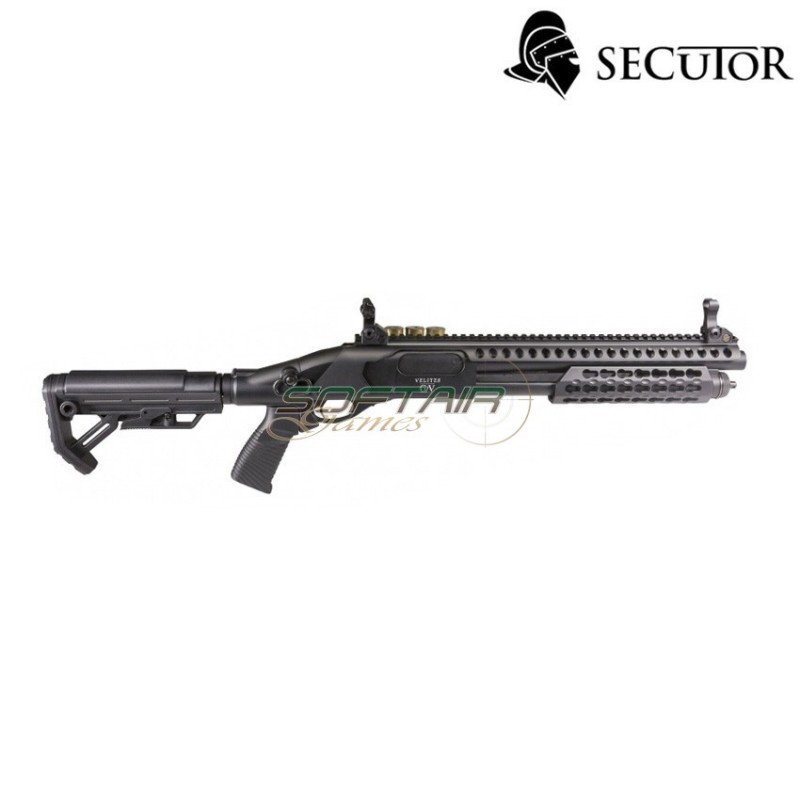 Fucile A Gas Pompa M870 Type Velites G-v Black Secutor (sr-sav0015)